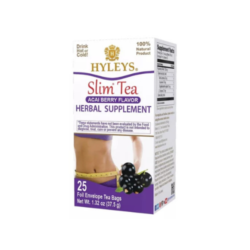 HYLEYS SLIM TEA ACAI BERRY 1.32oz X 25pc