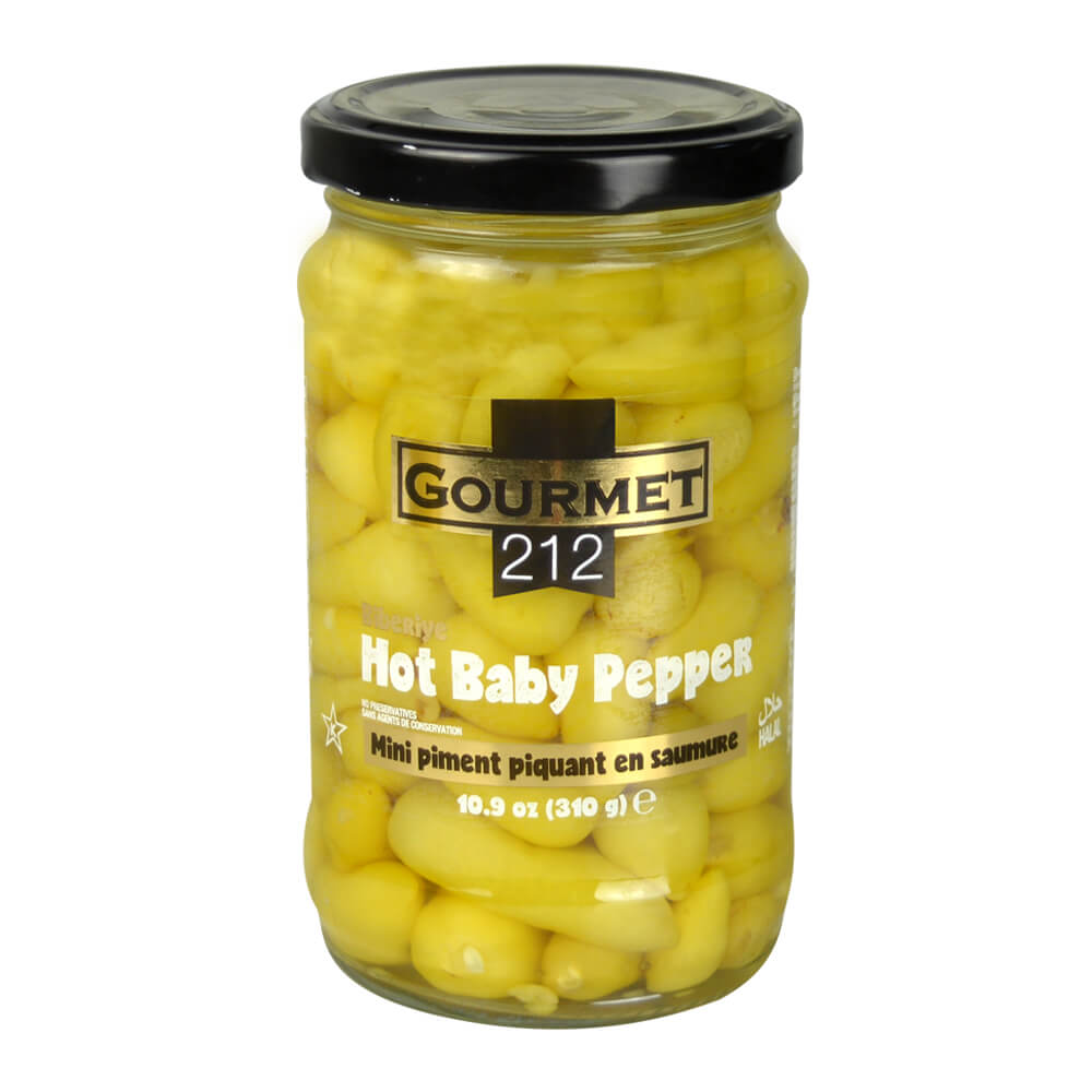 Pickled Baby Hot Peppers 11.6oz